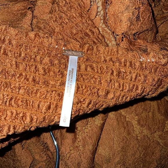 NWOT Free People Hailee Lace Mini Dress Size L - Picture 9 of 9